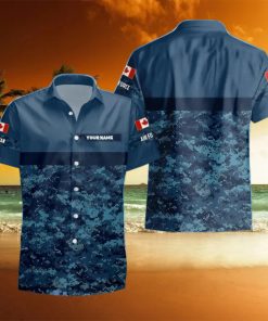 Canadian Veteran Hawaii Shirt Custom Name Style Gift For Men And Women