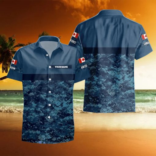 Canadian Veteran Hawaii Shirt Custom Name Style Gift For Men And Women