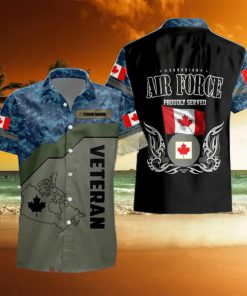 Canadian Veteran Hawaii Shirt Custom Name Style Gift For Men Women AfsTJSil8