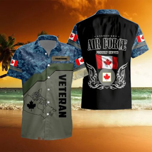 Canadian Veteran Hawaii Shirt Custom Name Style Gift For Men Women AfsTJSil8