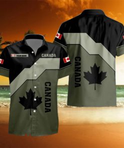 Canadian Veteran Impressive Gift For Men Women Hawaii Shirt Custom Name 2RlRs8GzE