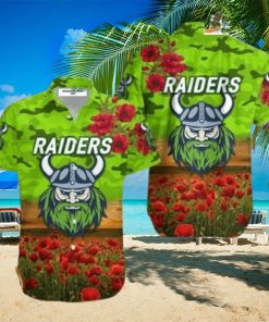 Canberra Raiders Anzac 2023 Hawaiian Shirt Poppy Flowers Vibes – HawaiianShirts