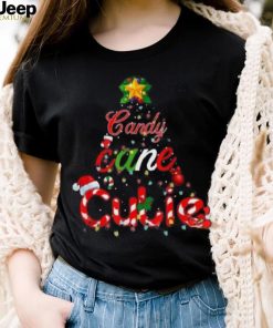 Candy Cane Cutie Funny Xmas Boys Girls Kids Christmas Pajama Shirt