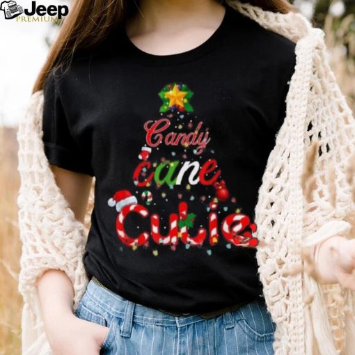 Candy Cane Cutie Funny Xmas Boys Girls Kids Christmas Pajama Shirt