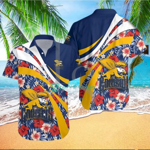 Canisius Golden Griffins NCAA Hibiscus Tropical Flower Hawaiian Shirt