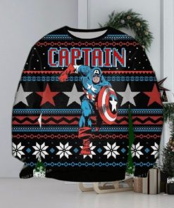 Captain America Marvel Ugly Sweater For Woman