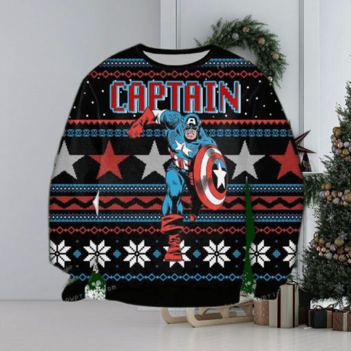 Captain America Marvel Ugly Sweater For Woman