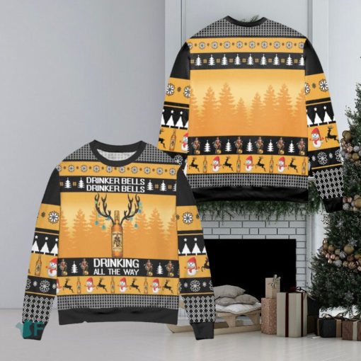 Captain Morgan Drinker Bells Drinking All The Way Ugly Christmas Sweater All Over Print 3d Sw