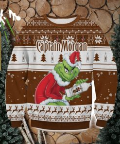 Captain Morgan Grinch AOP Ugly Christmas Sweater Christmas Gift For Men And Women