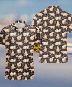 Capybara Pattern Hawaiian Shirt, Capybara Summer Aloha Beach Shirts, Hawaiian Pet Shirt, Capybara Aloha Gift Shirt, Cute Animal Shirt