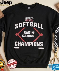 Cardinal Louisiana Ragin’ Cajuns 2023 Sun Belt Softball Regular Season Champions T Shirt