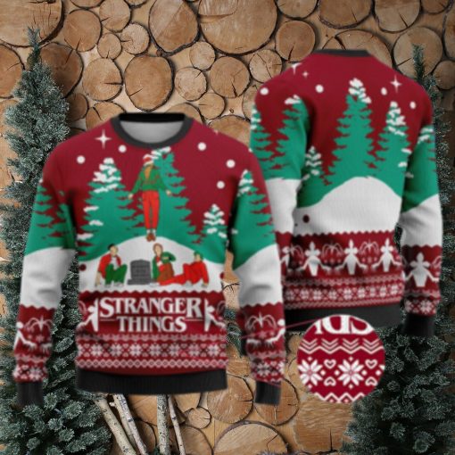 Cardinal Red Max Stranger Things Funny Ugly Christmas Sweater Gift For Men And Women