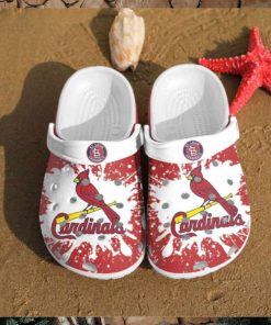 Cardinals Logo Pattern Clogs