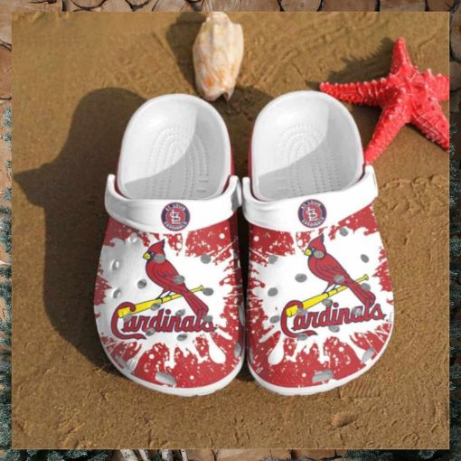 Cardinals Logo Pattern Clogs