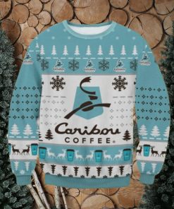 Caribou Coffee Christmas Ugly Sweater Gift For Men And Women