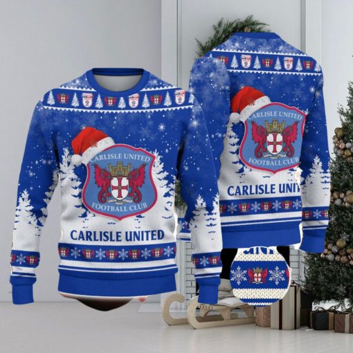 Carlisle United Ugly Christmas Sweater Holiday Gift Ideas For Men And Women Special Christmas Gift