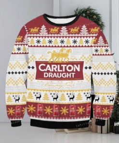 Carlton Draught Beer Ugly Sweater For Woman