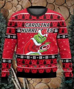 Carolina Hurricanes Grinch AOP Ugly Christmas Sweater Christmas Gift For Men And Women