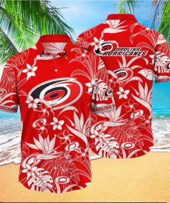 Carolina Hurricanes NHL Hawaiian Shirt Coconut Water Exhibition Match Shirts