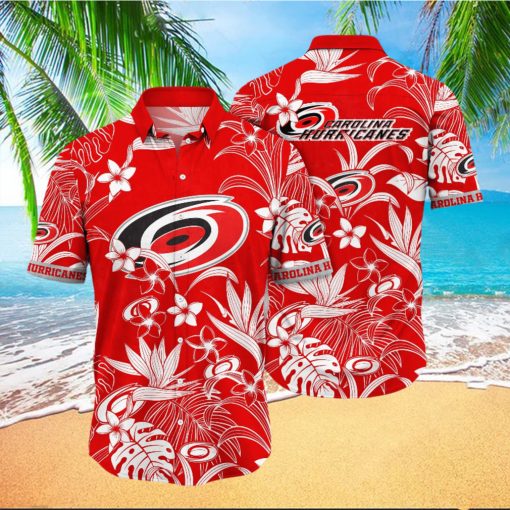 Carolina Hurricanes NHL Hawaiian Shirt Coconut Water Exhibition Match Shirts