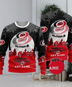 Carolina Hurricanes NHL Merry Christmas Personalized Ugly Sweater