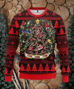 Carolina Hurricanes Tree Ball Christmas Ugly Sweater