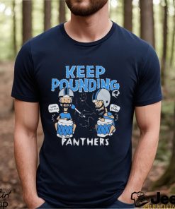 Carolina Panthers Beavis and Butt Head keep pounding t shirt