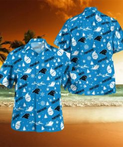 Carolina Panthers Christmas Hawaiian Shirt Beach Gift Fans For Men And Women