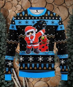 Carolina Panthers Dabbing Santa Claus Christmas Ugly Sweater Sport Christmas Gift Ideas