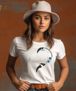 Carolina Panthers Football Heart Helmet Logo Gift Shirt