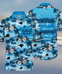 Carolina Panthers For Grandparent Full Printing Hawaiian Shirt