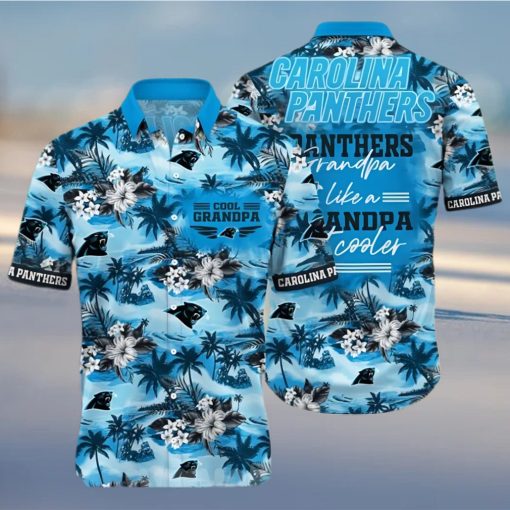 Carolina Panthers For Grandparent Full Printing Hawaiian Shirt