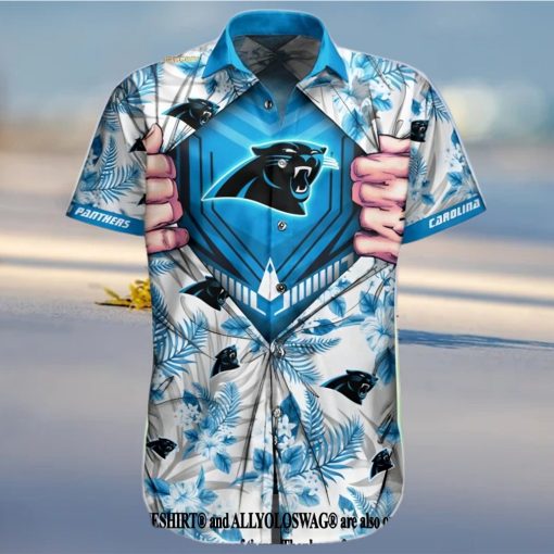 Carolina Panthers Grateful Dead Full Printed Hawaiian Shirt