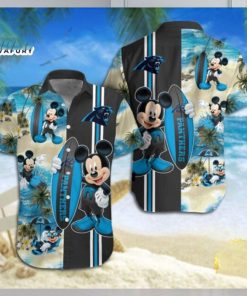 Carolina Panthers Mickey Mouse Hawaiian Shirt