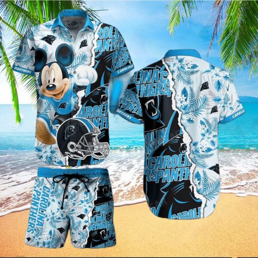 Carolina Panthers NFL 3D Hawaiian Shirt And Shorts For Men And Women Gift Fans