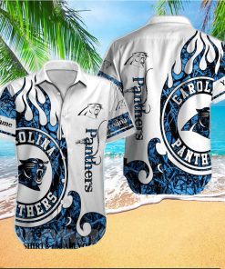 Carolina Panthers NFL Classic Full Print Summer Vibes Hawaiian Shirt