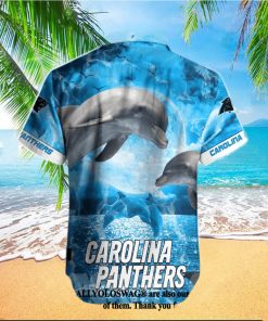 Carolina Panthers NFL Classic Full Printed Hawaiian Beach Shirt