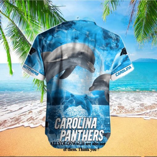 Carolina Panthers NFL Classic Full Printed Hawaiian Beach Shirt