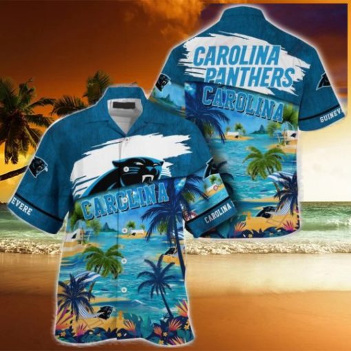 Carolina Panthers NFL Hawaiian Shirt Gifts For Men Dad Gifts Christmas Gifts Beach Vibes