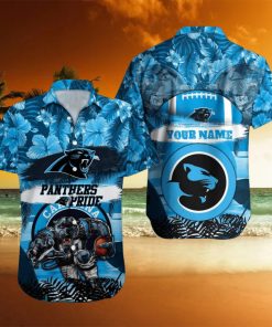 Carolina Panthers NFL Hawaiian shirt Custom Name Summer Gift