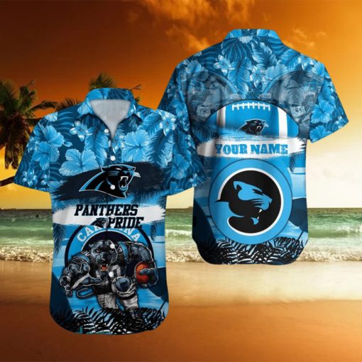 Carolina Panthers NFL Hawaiian shirt Custom Name Summer Gift