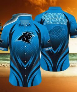 Carolina Panthers NFL Logo Hawaiian Shirt Gifts For Fans Dad Gifts