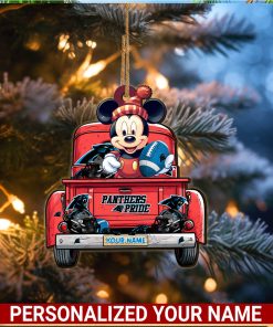 Carolina Panthers NFL Mickey Ornament Personalized Your Name SP12102335ID05