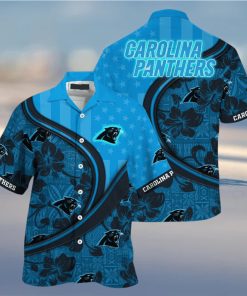 Carolina Panthers NFL Us Flag Hawaiian Shirt Custom Summer Aloha Shirt
