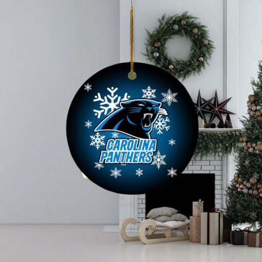 Carolina Panthers NFL Xmas Gifts For Fan Christmas Tree Decorations Ornament