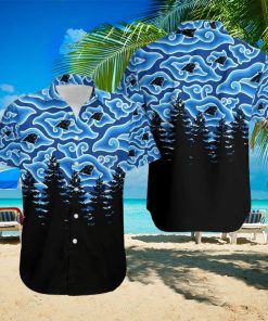 Carolina Panthers Ninja Cloud Blackest Hawaiian Shirt Holiday Gift For Halloween