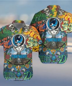 Carolina Panthers Short 8 Summer Set Hawaiian Shirt