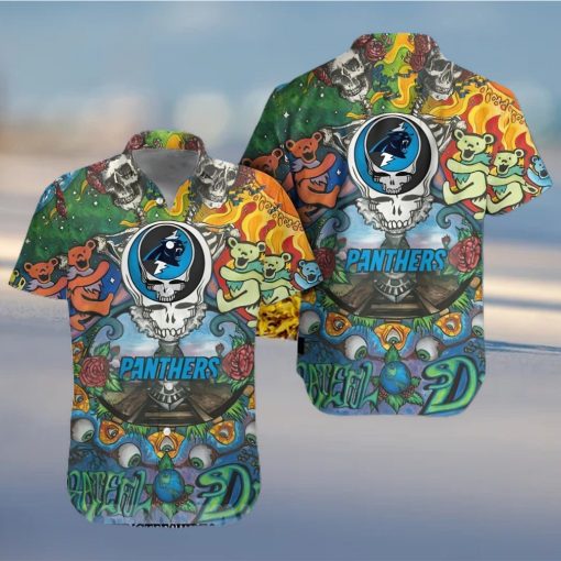 Carolina Panthers Short 8 Summer Set Hawaiian Shirt