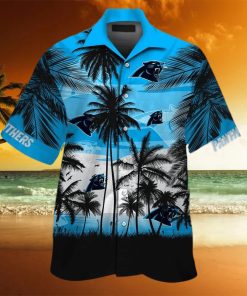 Carolina Panthers Short Sleeve Button Up Tropical Aloha Hawaiian Shirts For Men Women Shirt