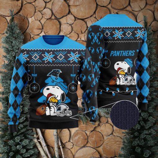 Carolina Panthers Snoopy Girl Limited Edition Men’s And Women’s Ugly Sweater For Fans